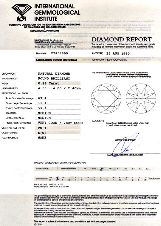 Foto 9 - Diamant 0,24 Brillant IGI River Hochfeines Weiss, D5899