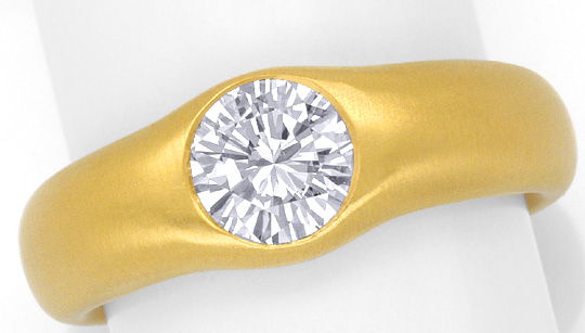 Foto 2 - Niessing 1,34Carat Einkaraeter Brillant-Ring 900Er Gold, R2058
