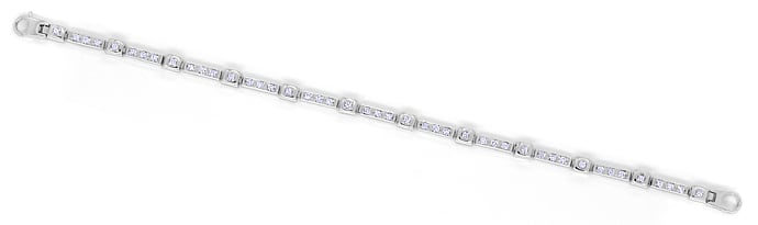 Foto 1 - Nobles Diamant-Armband 0,80ct Brillanten 18K Weißgold, S2370
