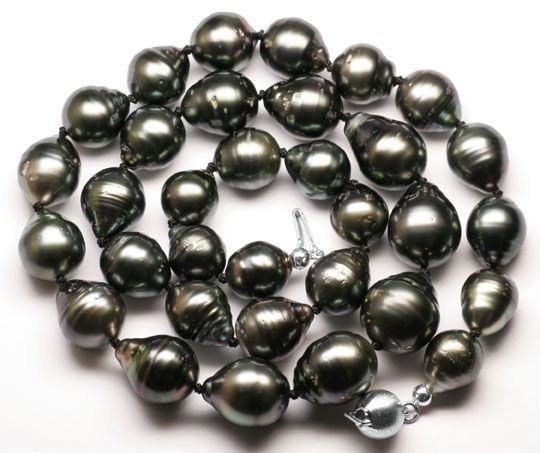 Foto 4 - Tahiti Perlenkette, Armband, Ohrringe, Weißgold, S4051