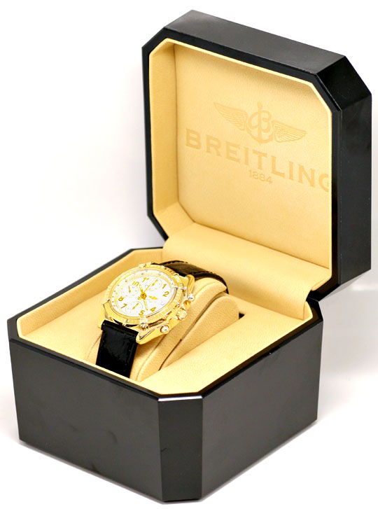 Foto 6 - Breitling Chronomat Windrider Gelbgold HerrenArmbanduhr, U1064